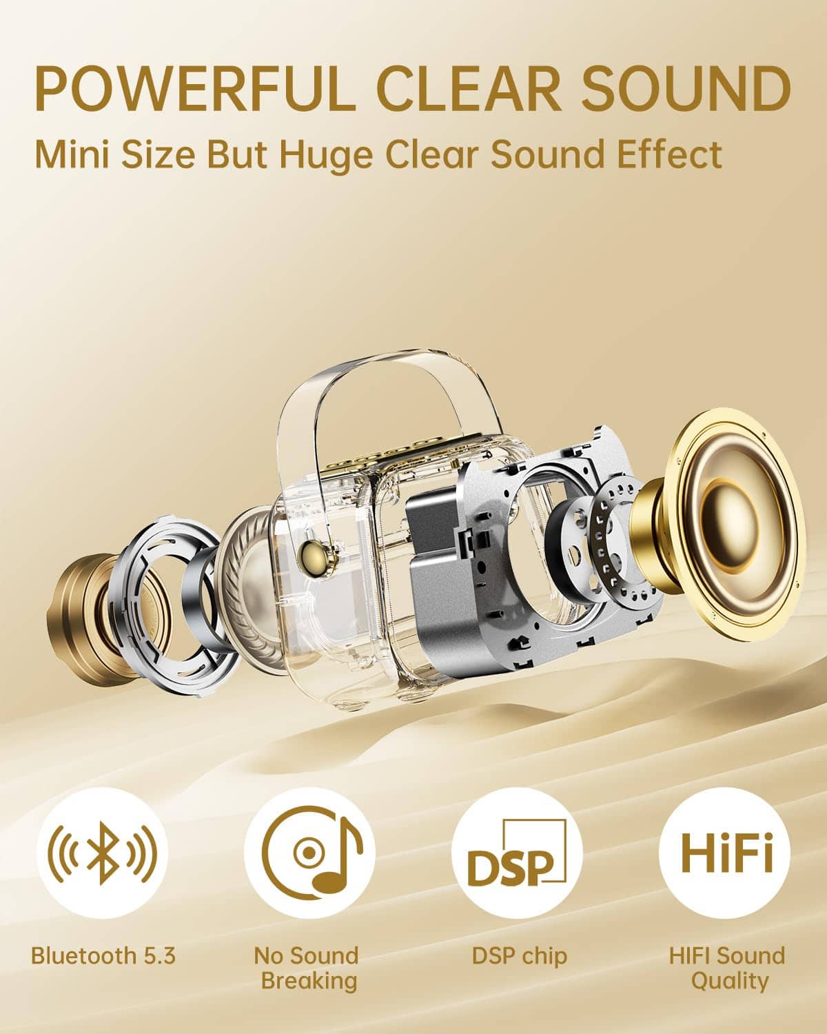 Máquina de Karaoke para Niños y Adultos EAIHW, Altavoz - Imagen 3