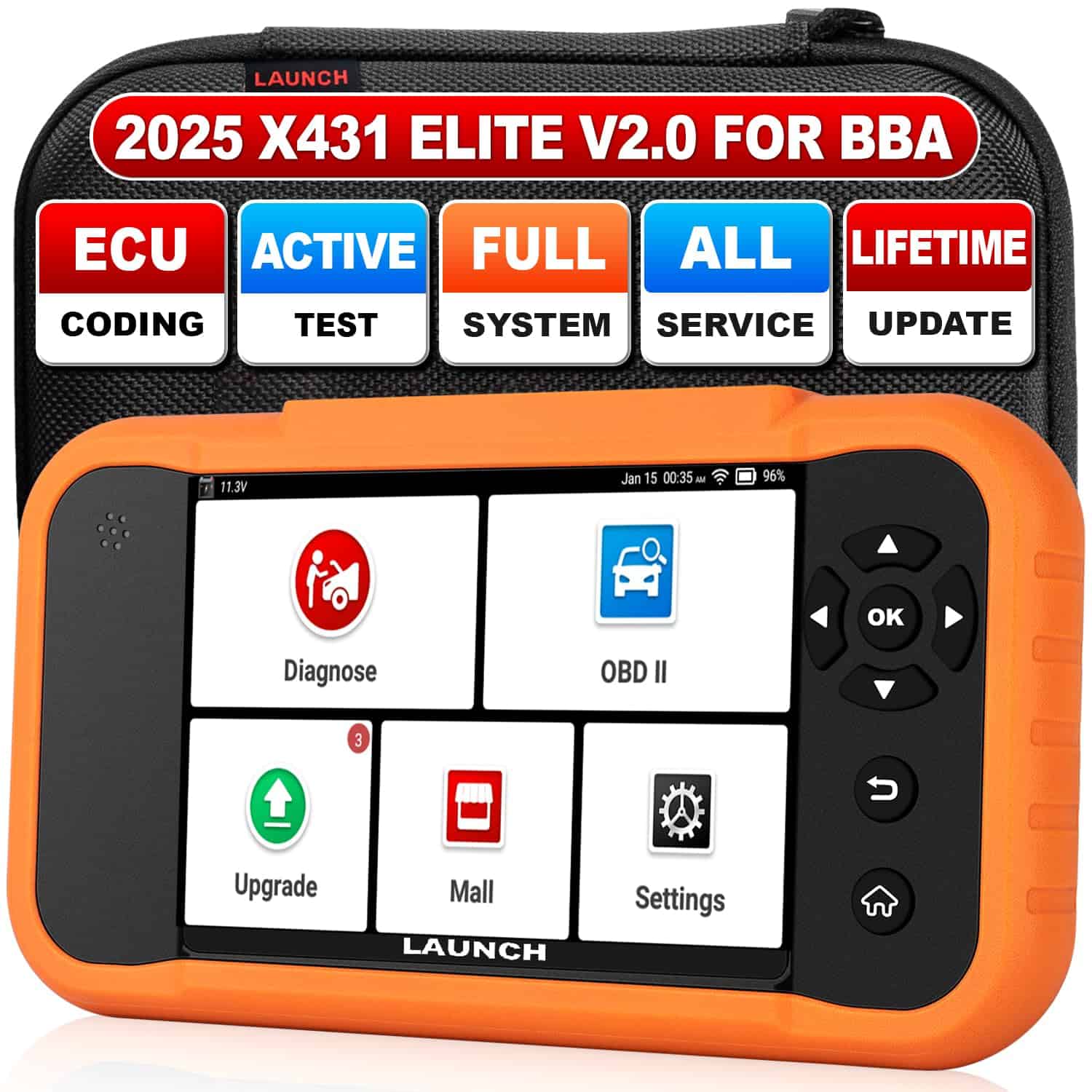 2025 Nuevo LAUNCH X431 Creader Elite 2.0 BBA Escáner OBD2