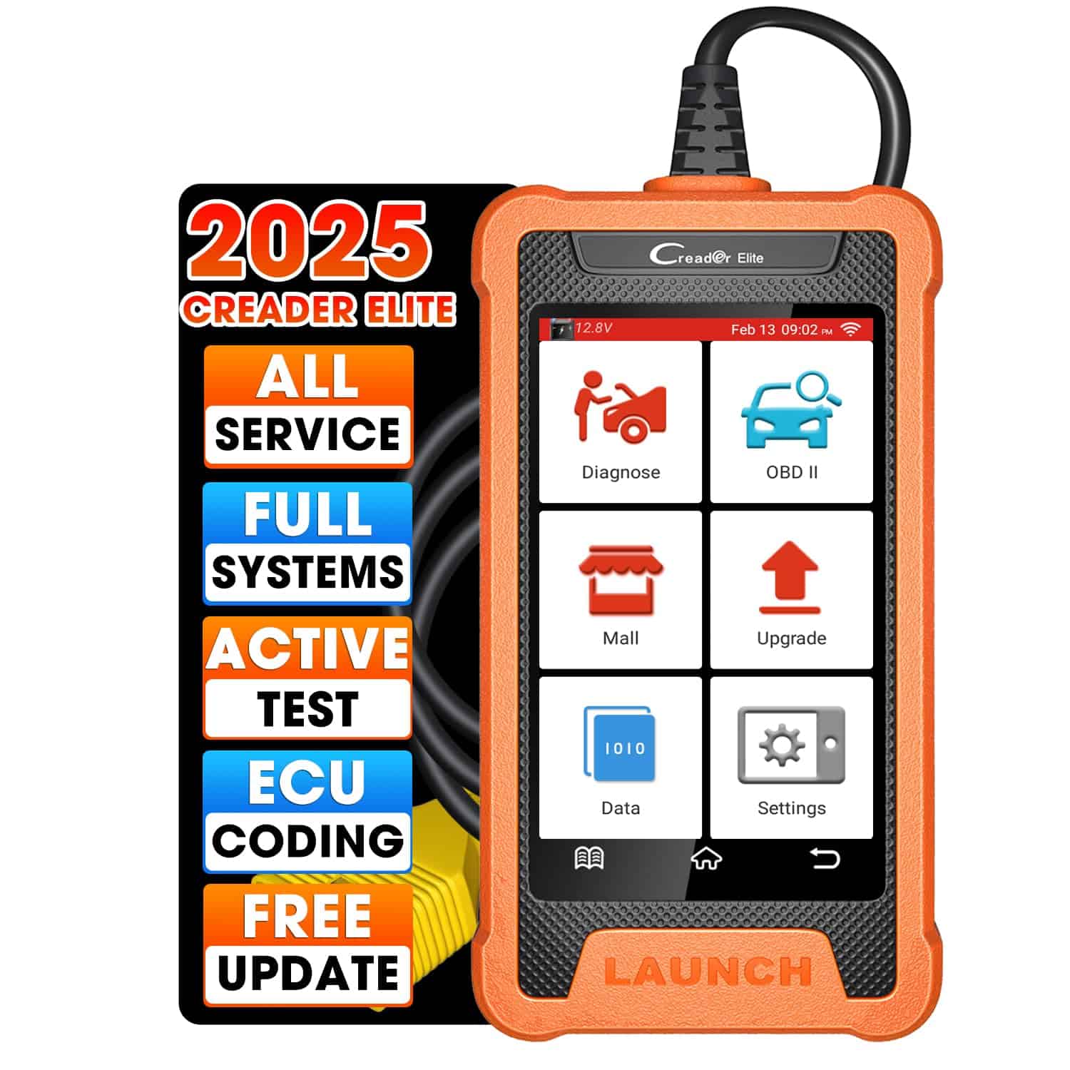 LAUNCH Creader Elite Para BMW OBD2 Escáner, 2025