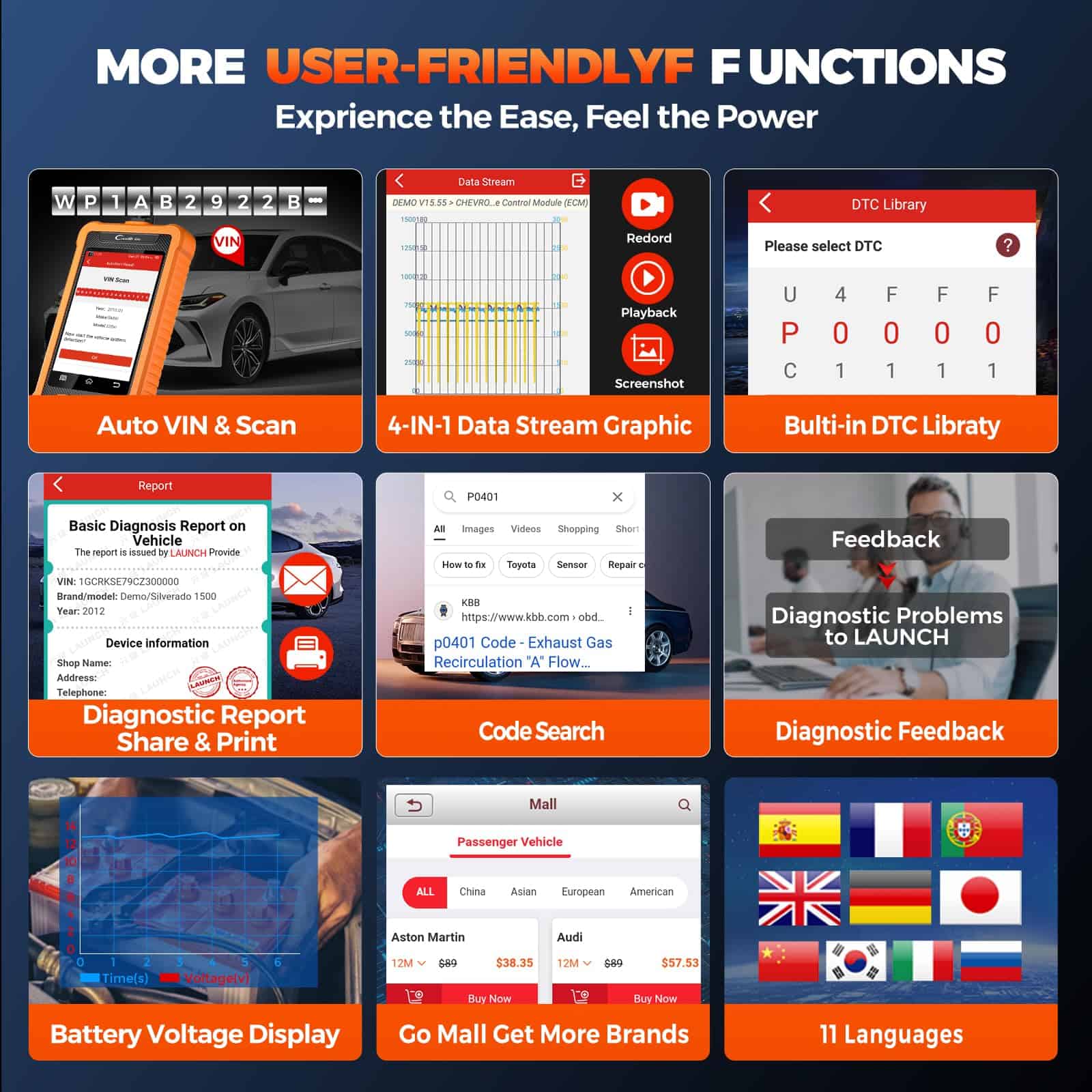 LAUNCH Creader Elite Para BMW OBD2 Escáner, 2025 - Imagen 7