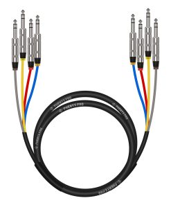 Phenyx Pro Cable de Serpiente TRS de 4 Canales, Patch TRS