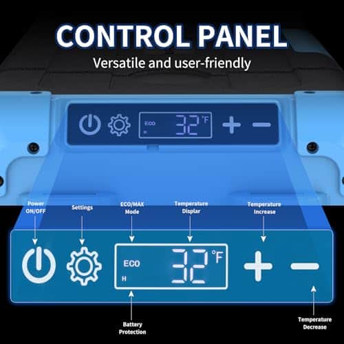 Refrigerador de Coche 21 Cuartos 20L Mini Congelador - Imagen 3