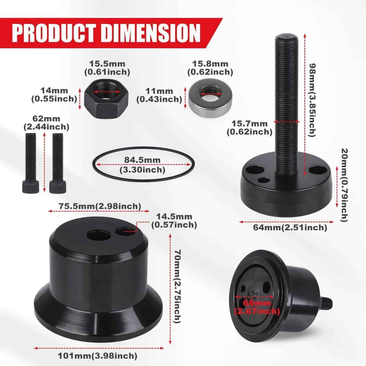 Herramienta instaladora de sello del cigüeñal delantero - Imagen 6