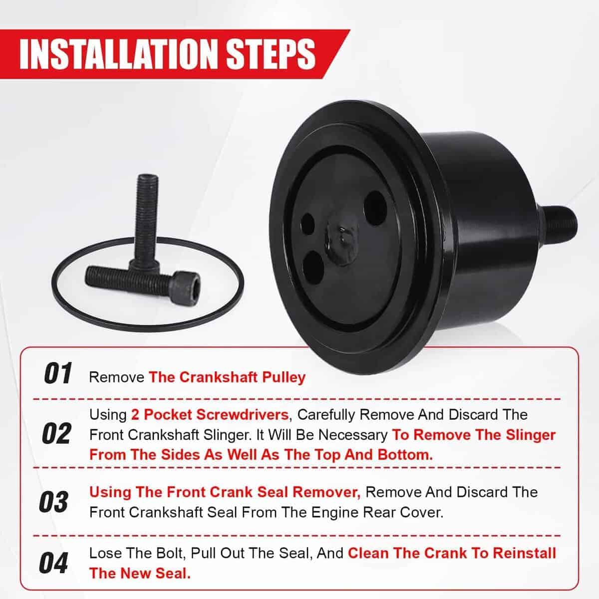 Herramienta instaladora de sello del cigüeñal delantero - Imagen 7