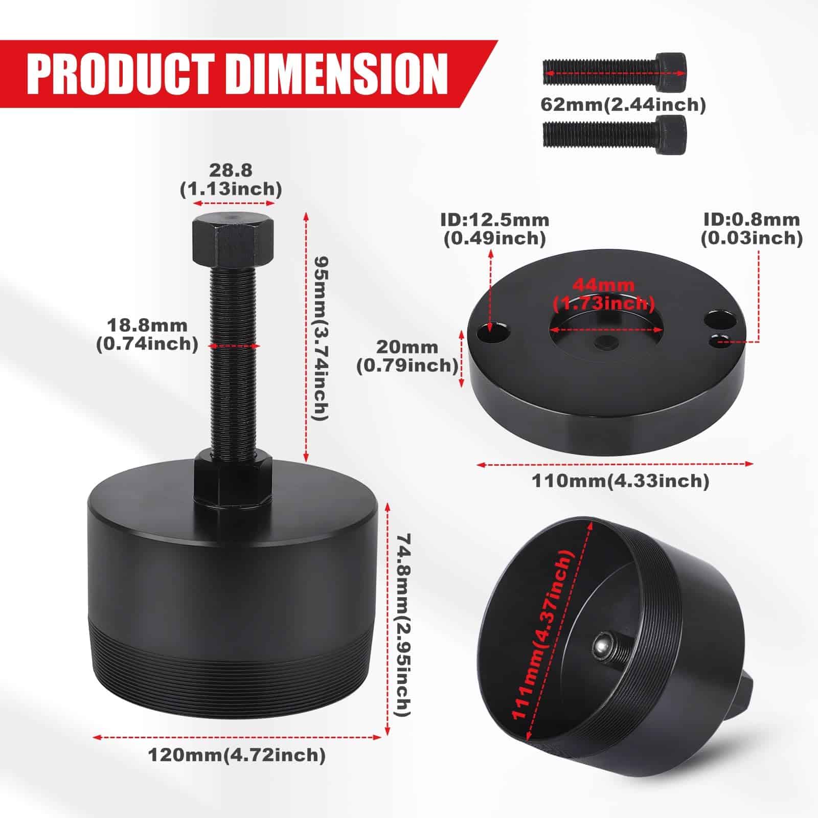 Herramienta Removedora de Sello Trasero del Cigüeñal 6.7L - Imagen 6