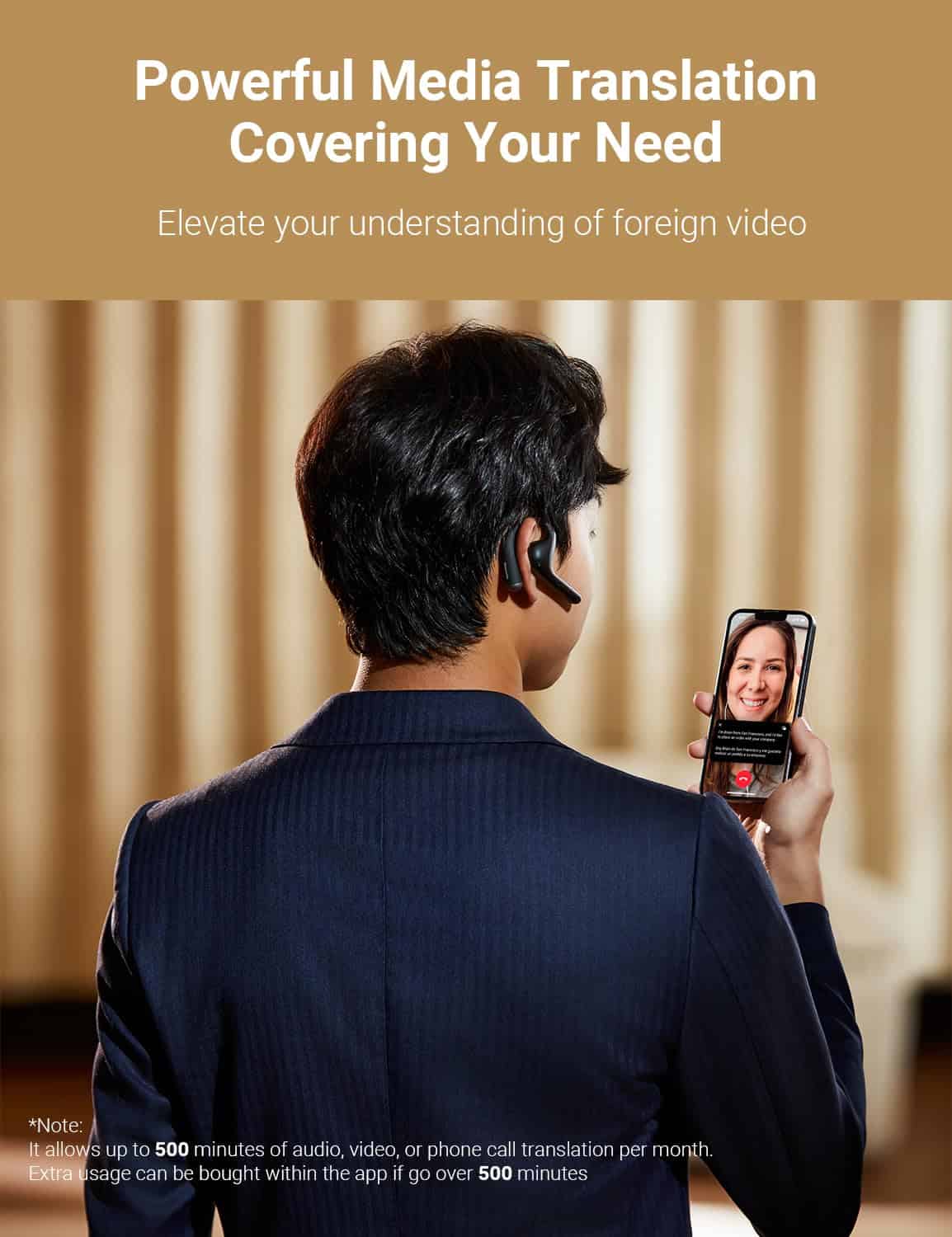 Audífonos de Traducción Timekettle W4 Pro AI, Traductor - Imagen 9