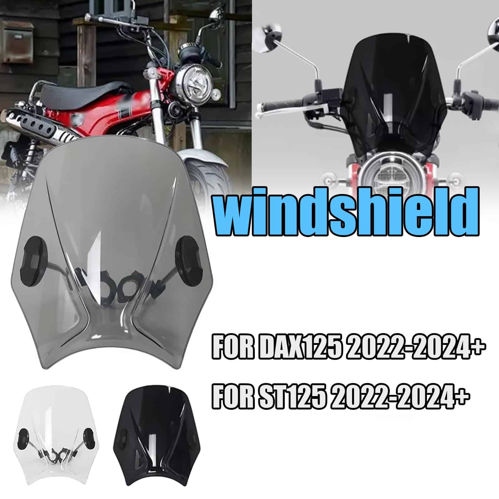 Parabrisas Ajustable para Motocicleta FOR DAX125 ST125 - Imagen 3