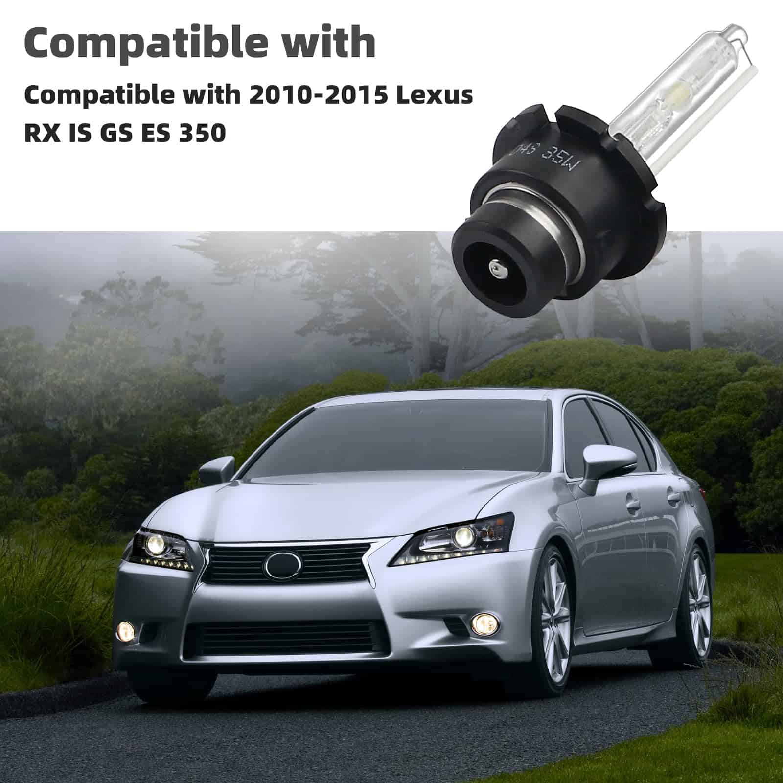 Bombillas de faro HID Xenón D4S 6000K Blanco Frío 35W - Imagen 4