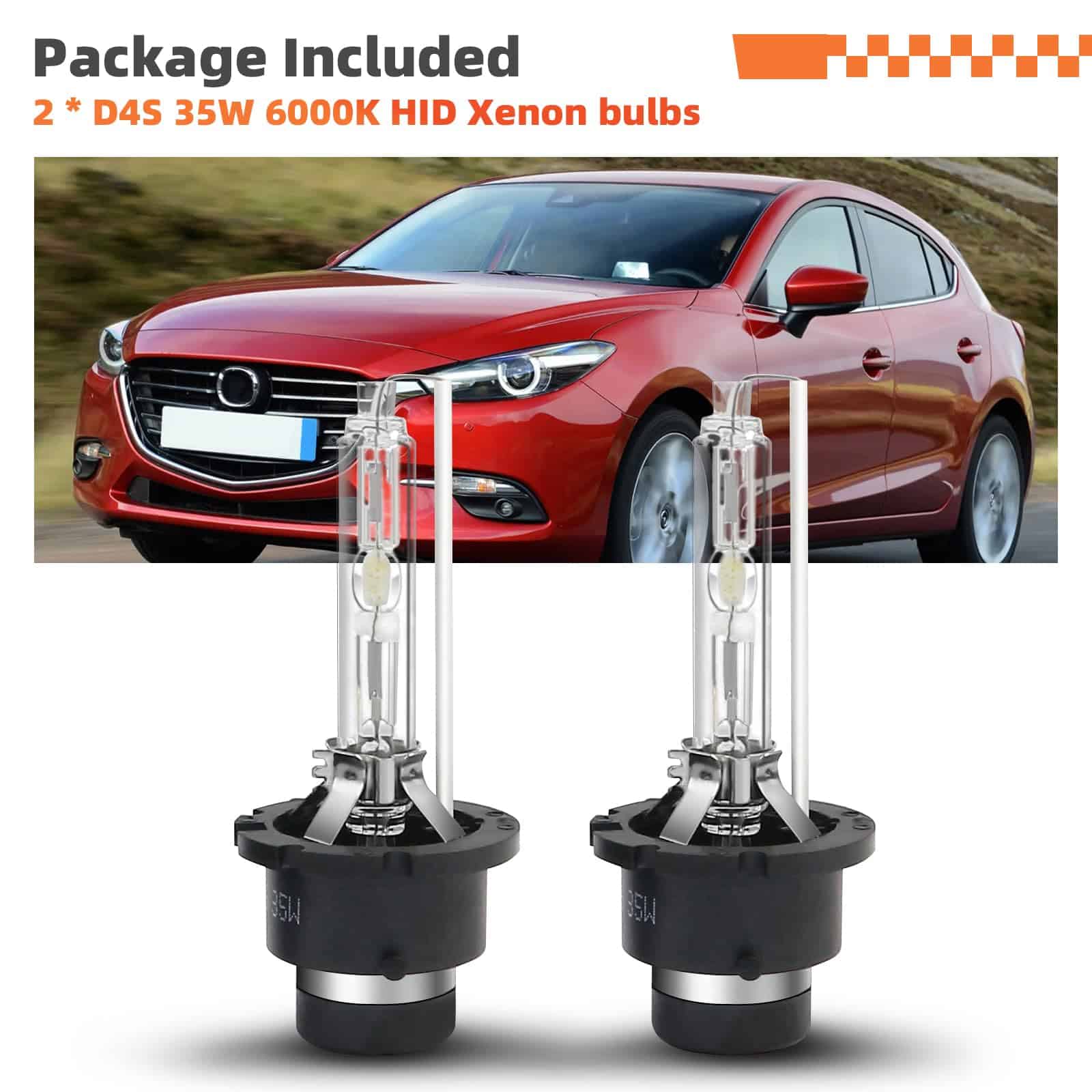 Bombillas de faros D4S Xenon HID 6000K Blanco Frío 35W - Imagen 9