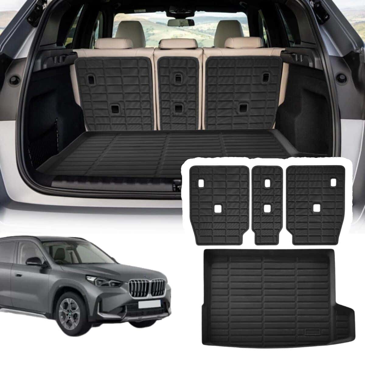 YEBOOCA Protector de Maletero Compatible con BMW X1