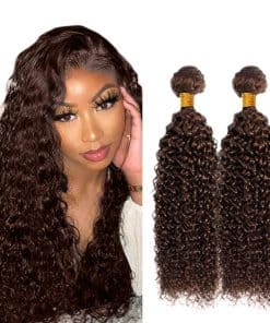 #4 Mechones de Cabello Humano Rizado 30 32 Pulgadas Tejido