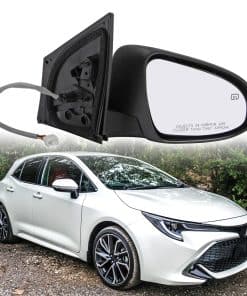 Espejo lateral del lado del pasajero blanco para Toyota