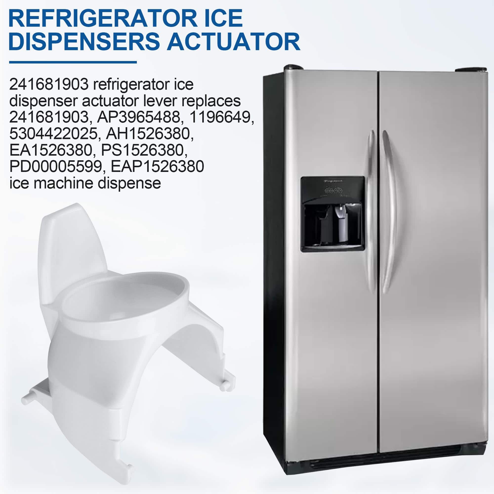 Palanca del Dispensador de Hielo 241681901 para - Imagen 4