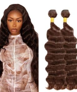 #4 Paquetes de Cabello Humano Ondulado Profundo 26 28