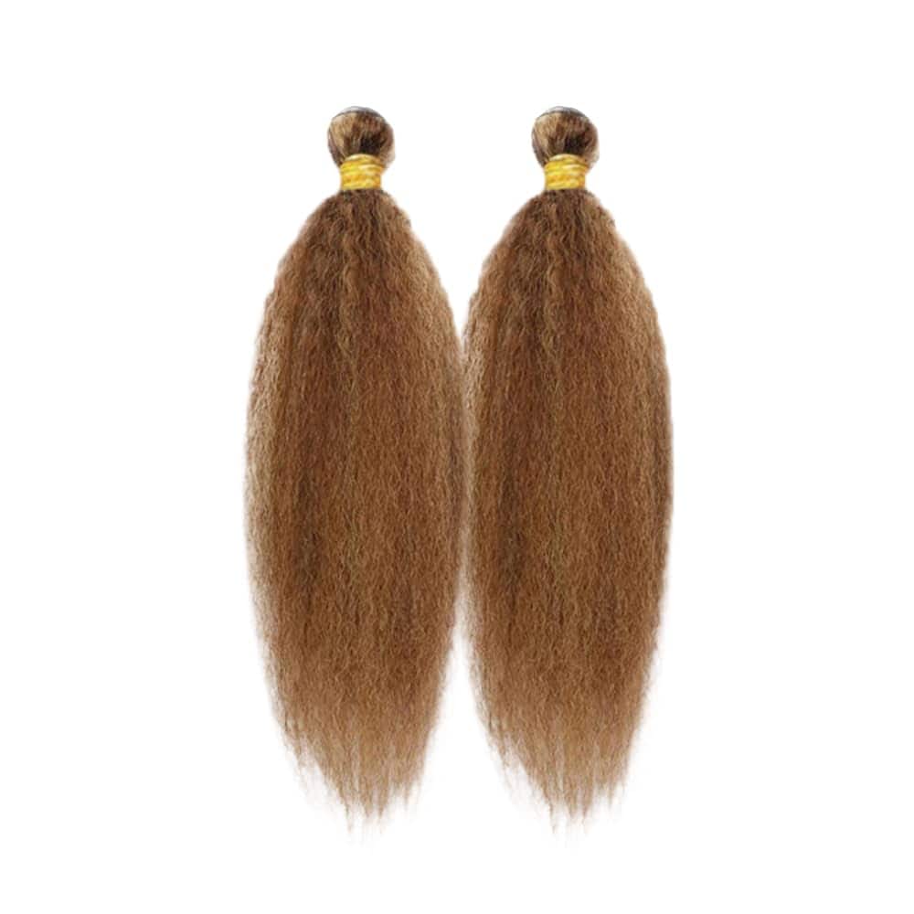 Paquetes de Cabello Humano Kinky Straight P4/27 Marrón 26 - Imagen 8