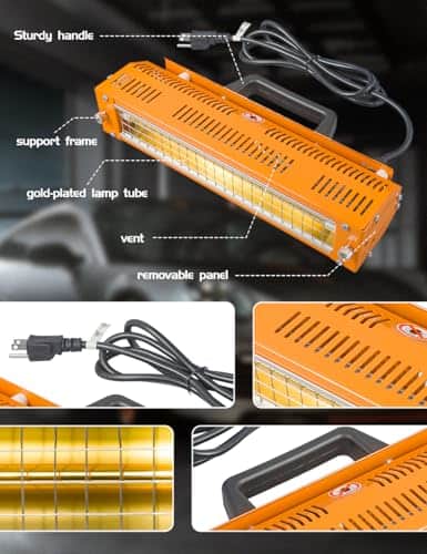 Lámpara de Calefacción por Infrarrojos de Onda Corta - Imagen 6