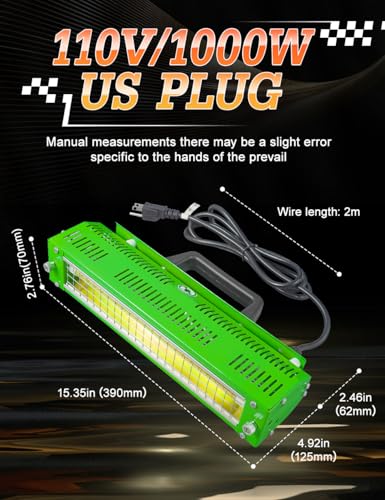 Lámpara de curado de pintura por infrarrojos portátil - Imagen 5