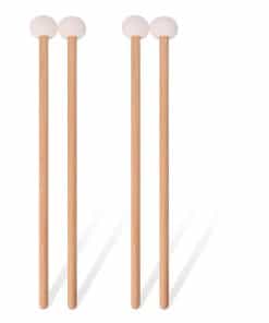 Par de Baquetas Premium Geytetqi - Baquetas de Fieltro