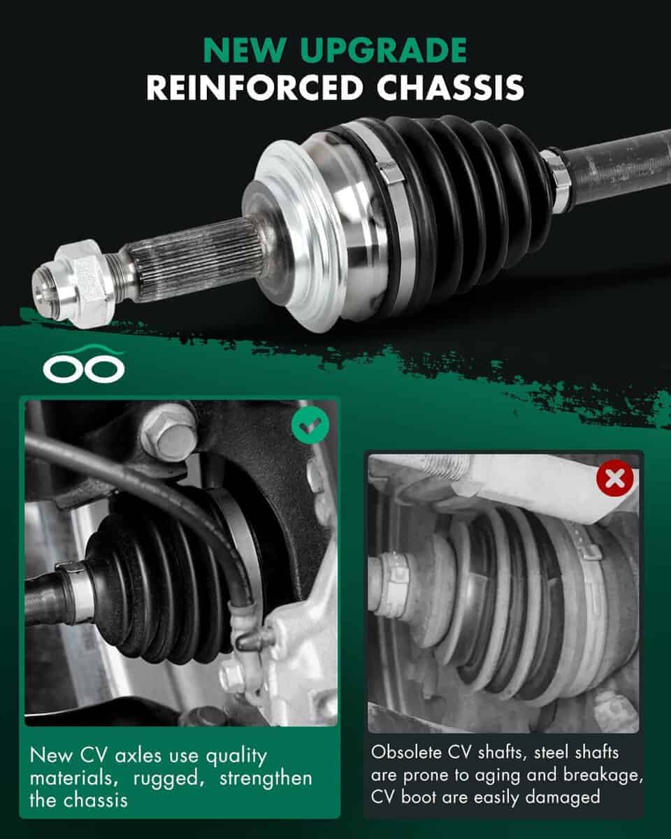 SCITOO Eje de árbol CV delantero derecho del pasajero - Imagen 7