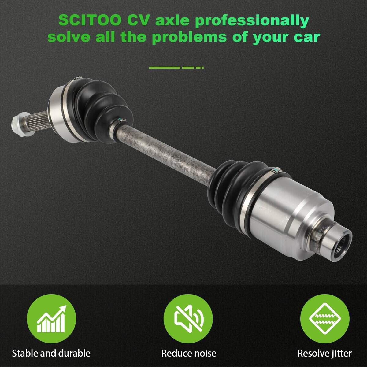 Ensamblaje de Eje de Transmisión del Eje Delantero Derecho - Imagen 5