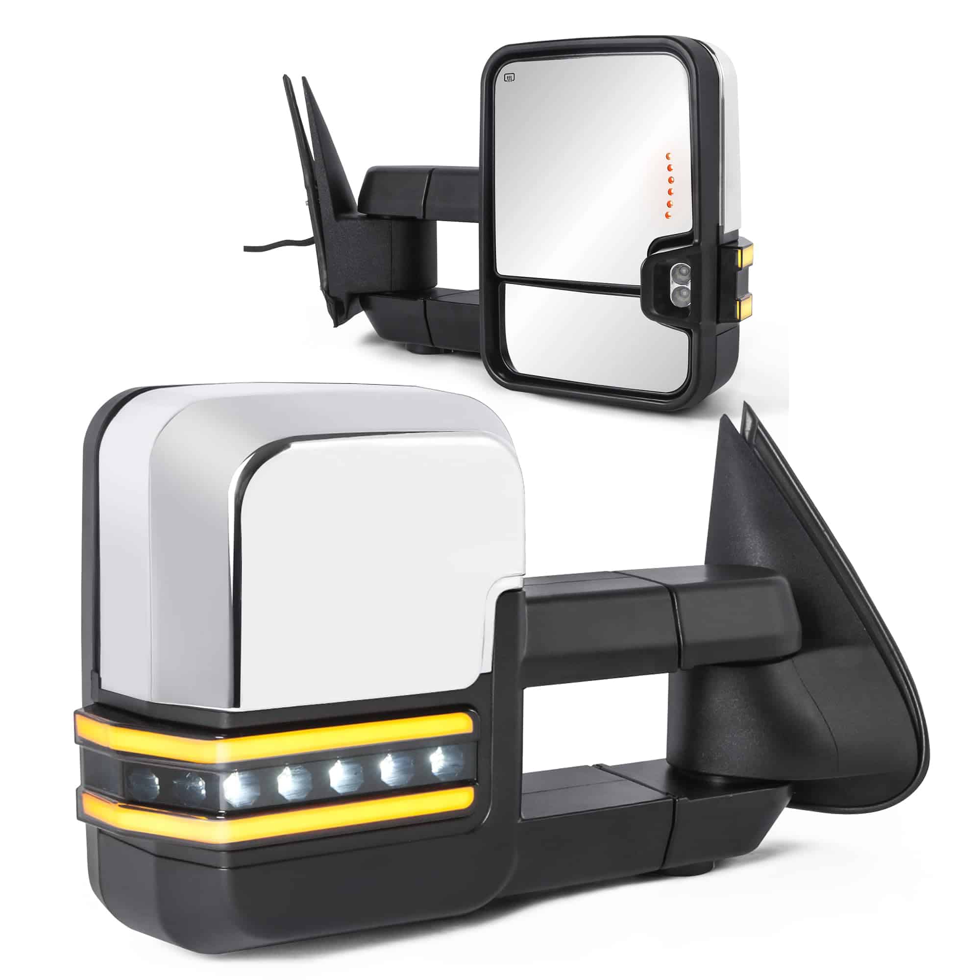 Espejos de Remolque AUTOSTARSHIP Compatible -a cromada