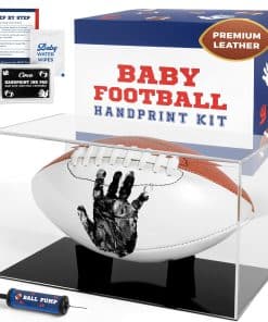 Kit de huellas de manos de fútbol impresión Circa Print,