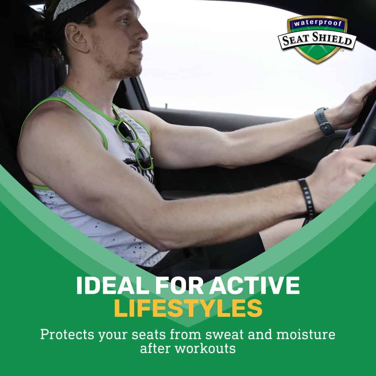 Cubierta de asiento delantero EliteSport, Universal Fit - Imagen 4