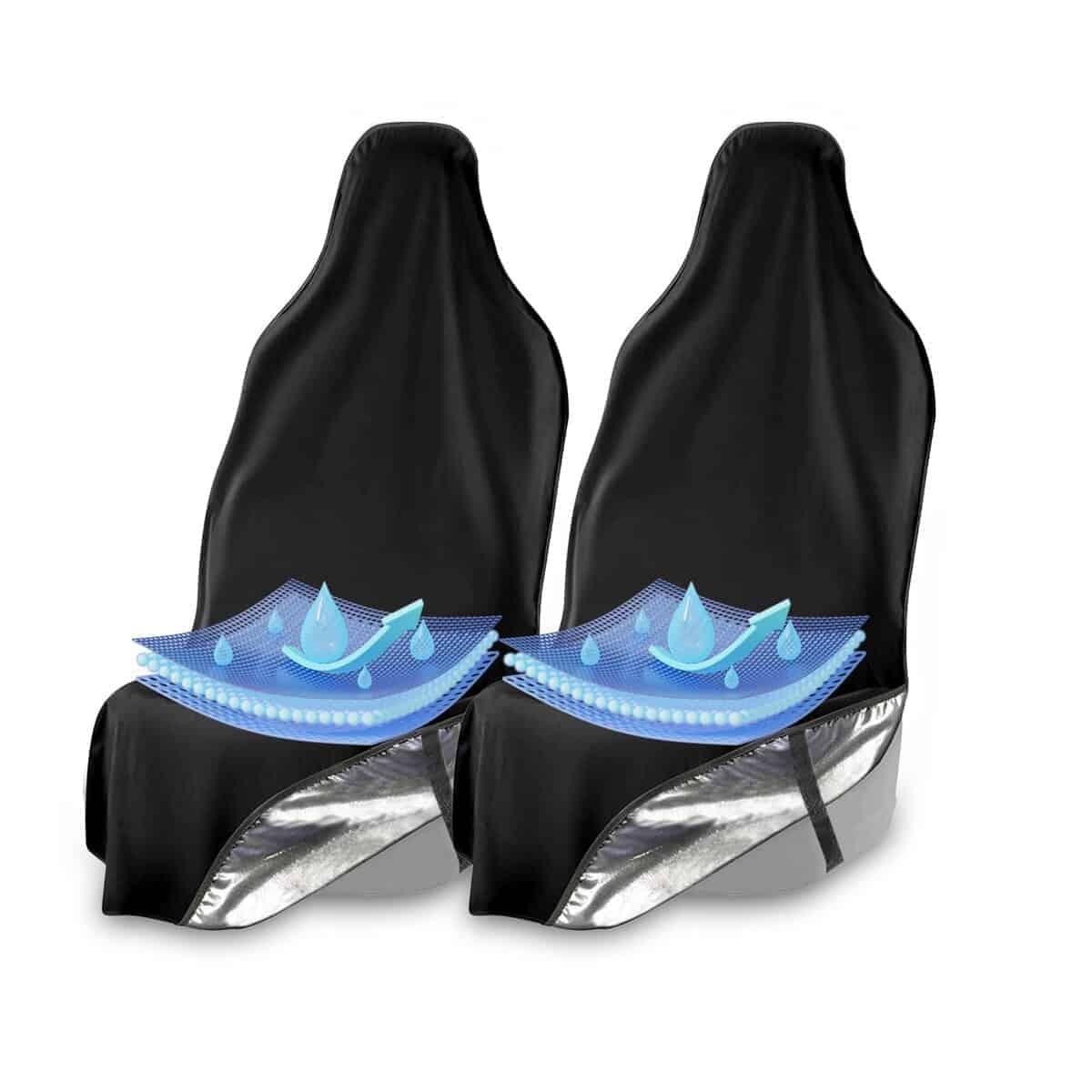 Cubierta de Asiento Delantero EliteSport, -Negro