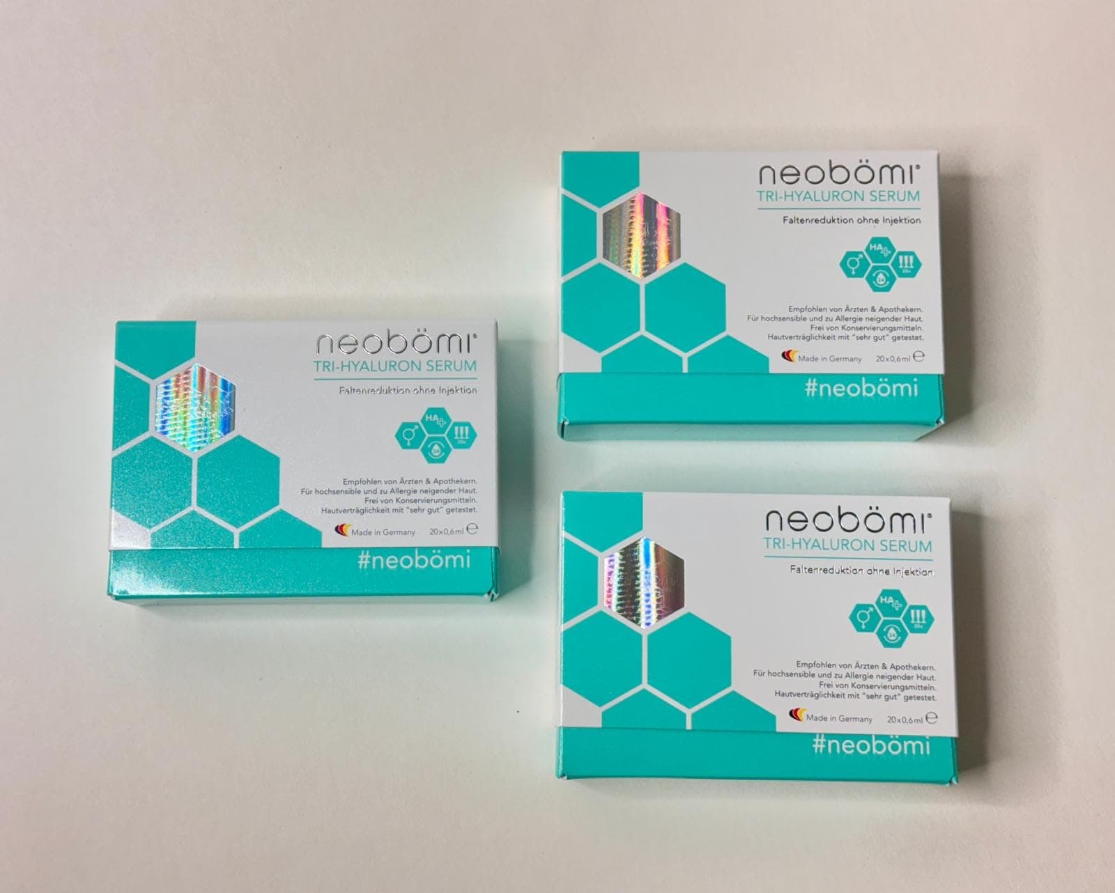 Neobámi Tri-Hyaluron Serum 20-pack fabricado en Alemania, - Imagen 8
