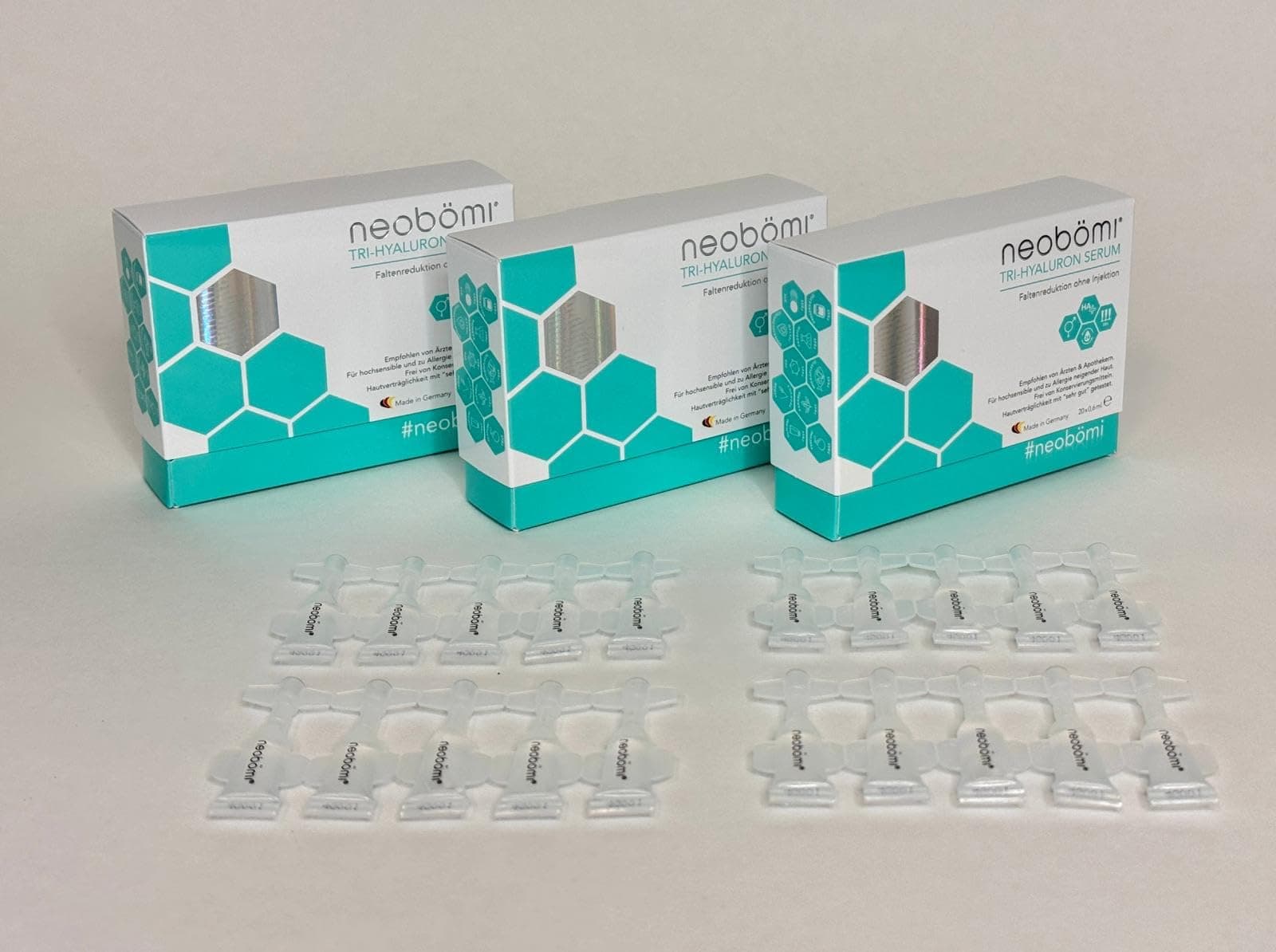 Neobámi Tri-Hyaluron Serum 20-pack fabricado en Alemania, - Imagen 7