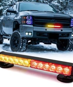 FOXCID 12 LED Luz Estroboscópica de Advertencia de Peligro