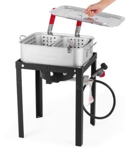 Freidora de Exterior OuterMust de 58,000 BTU con Canastas y