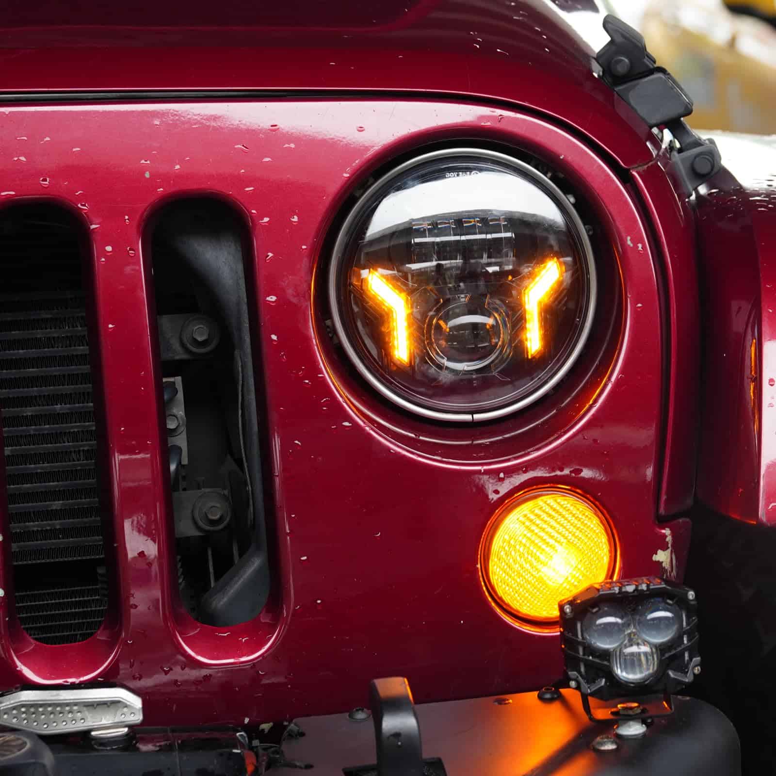 Faros LED redondos de 7 pulgadas SINLIRU JK con luz alta y - Imagen 8