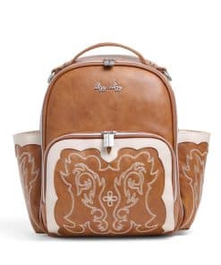 Bolso de pañales Itzy Ritzy Mini Plus, Saddle