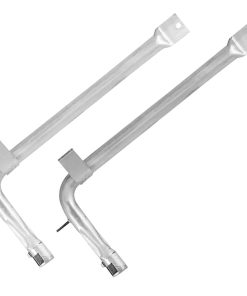 (Paquete de 2) Tubos quemadores de acero inoxidable