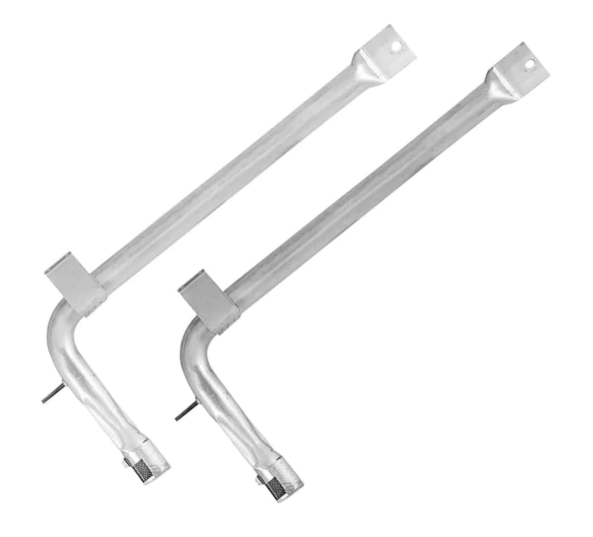 (Paquete de 2) Tubos quemadores de acero inoxidable