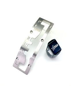 Perilla de cambio de aluminio billet 6061 y compuerta de