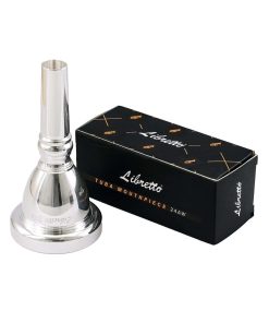 Boquilla de Tuba Libretto 24AW, Boquilla de Tuba Plateada