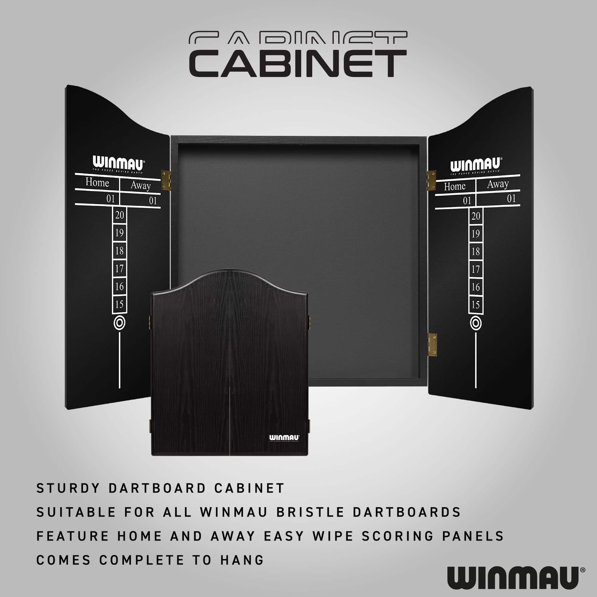 Tablero de Dardos y Gabinete Winmau Masters Pro Premium - - Imagen 8