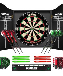 Tablero de Dardos y Gabinete Winmau Masters Pro Premium -