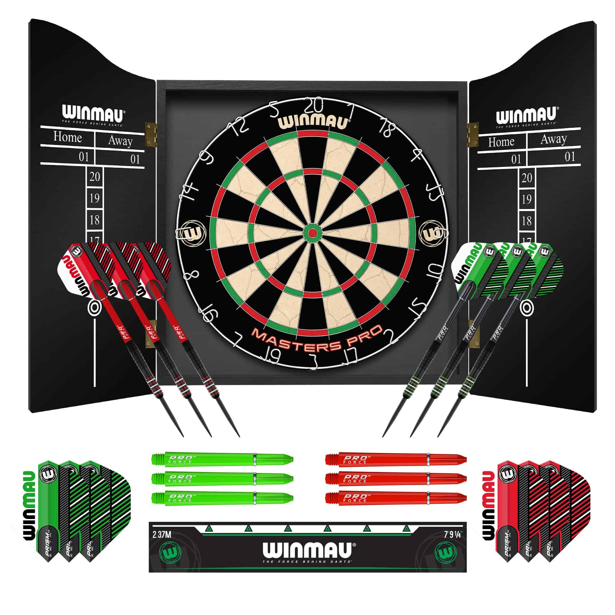 Tablero de Dardos y Gabinete Winmau Masters Pro Premium -