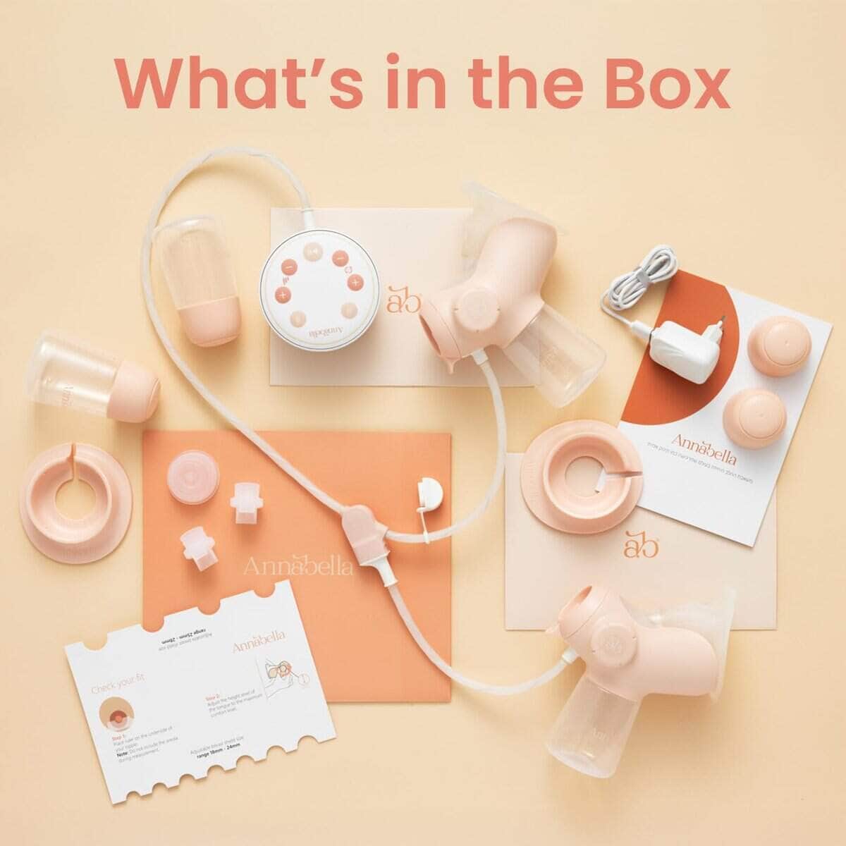 Extractor de leche eléctrico doble Annabella con protector - Imagen 7