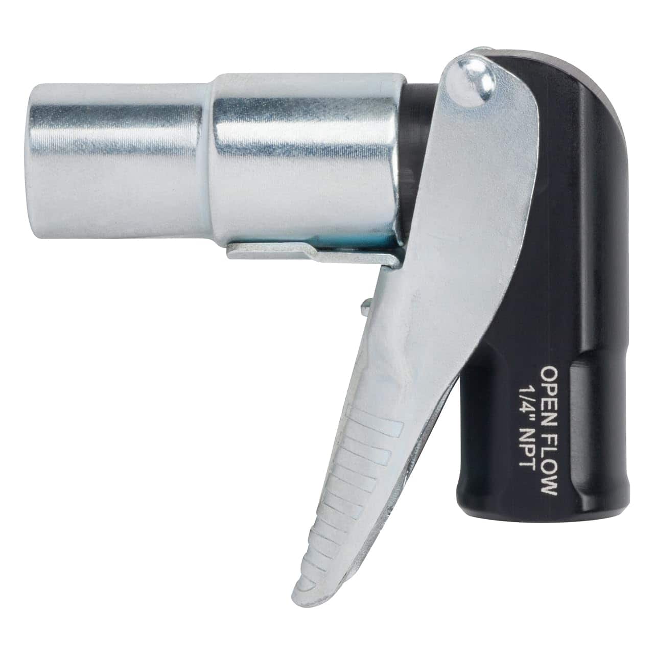 LockNFlate™ Llave de Aire de 90 Grados (Flujo Abierto 90°)