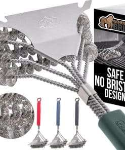Cepillo para Parrilla GORILLA GRIP de -Verde