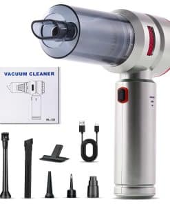 Aspiradora portátil avanzada sin polvo inalámbrica,