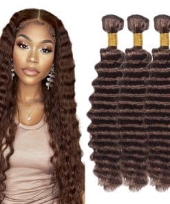 Extensiones de Cabello Dokksiiia Ondas Profundas en Color 4