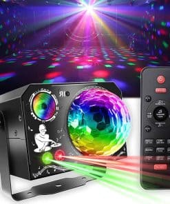 Luz de Discoteca con Control Remoto, Luces de Fiesta RGB DJ