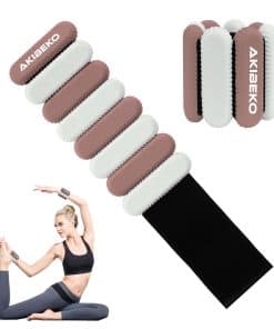 Pesas para muñecas y tobillos para mujeres en -Marrón + Alba