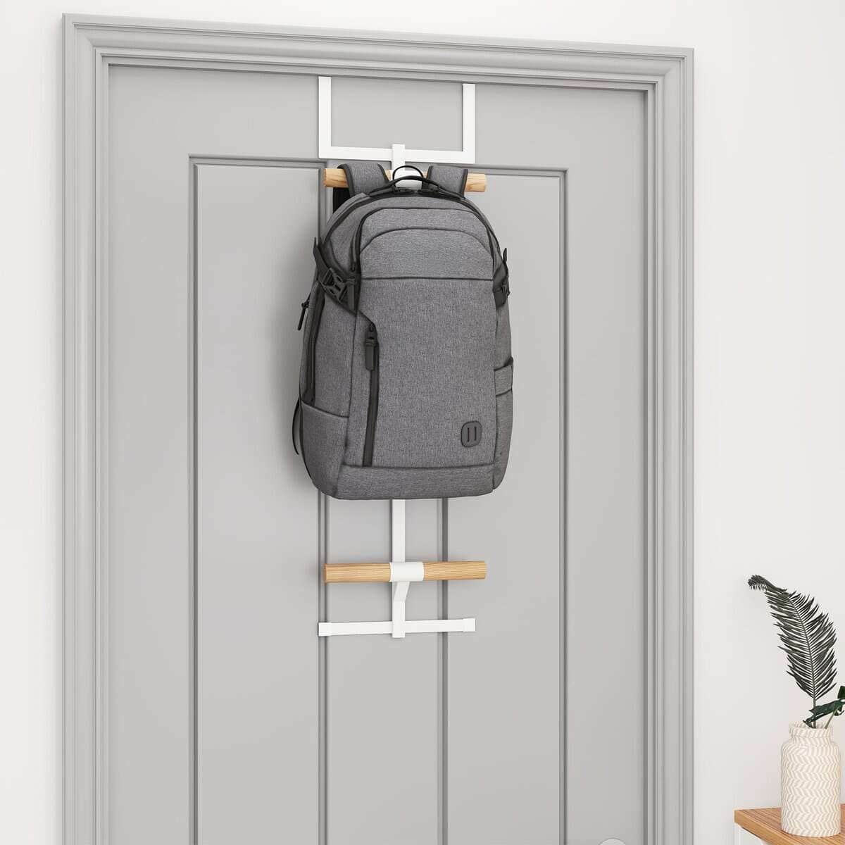 Organizador de Mochilas de 2 Niveles para Puerta de Armario - Imagen 8