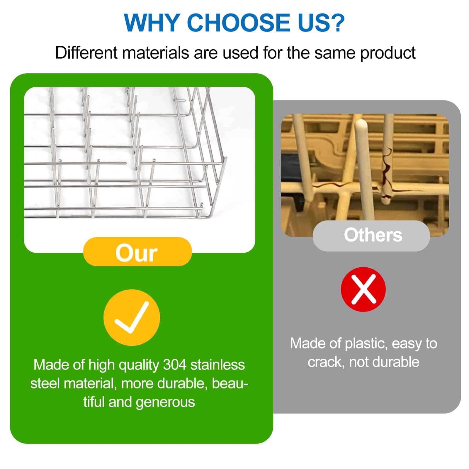 Canasta Inferior para Lavavajillas Whirlpool W10161215 - - Imagen 4